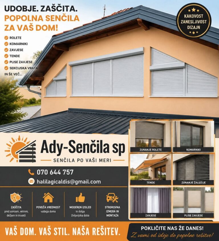 Proizvodnja in Montaža Roletne, Komarniki in Alu ograje