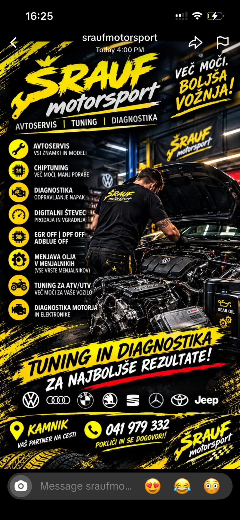 🔧 ŠRAUF MOTORSPORT | Avtoservis • Tuning • Diagnostika 🏁