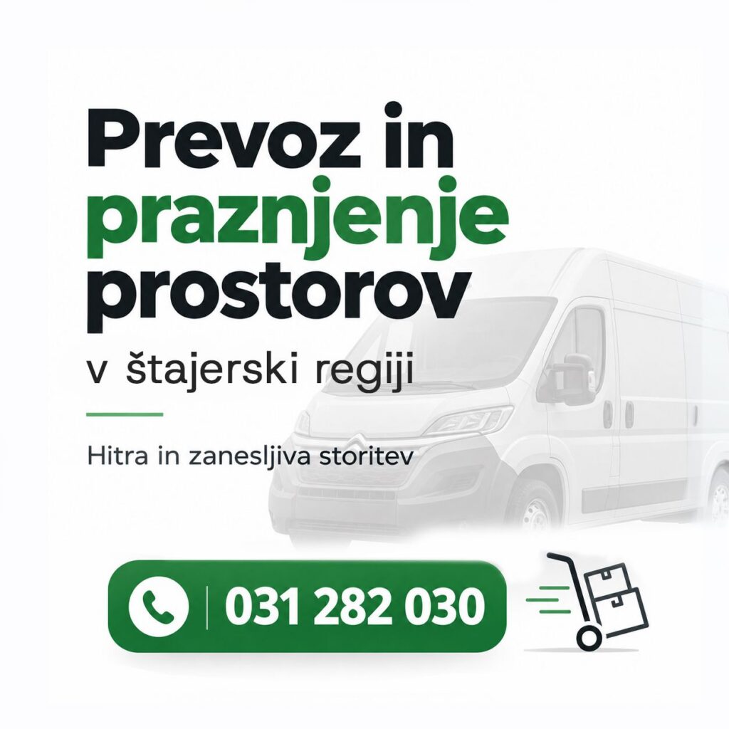 Prevoz in praznjenje prostorov